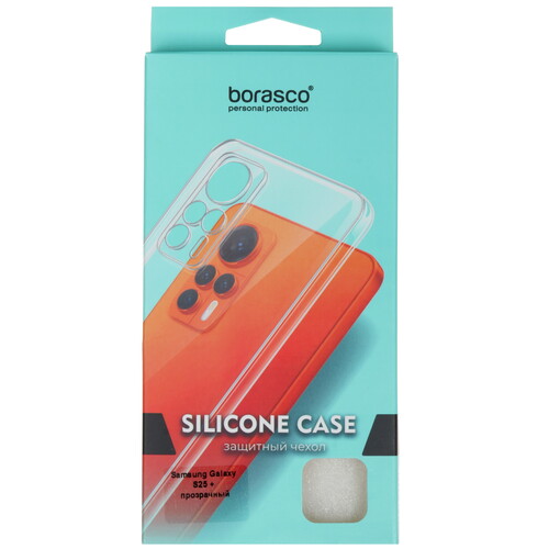 Купить Накладка  BoraSCO Silicone Case для Samsung Galaxy S25+ прозрачный  5605530. Характеристики, отзывы и цены в Донецке