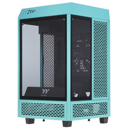 Купить Корпус Thermaltake The Tower 100 Turquoise [CA-1R3-00SBWN-00] бирюзовый  4852249. Характеристики, отзывы и цены в Донецке