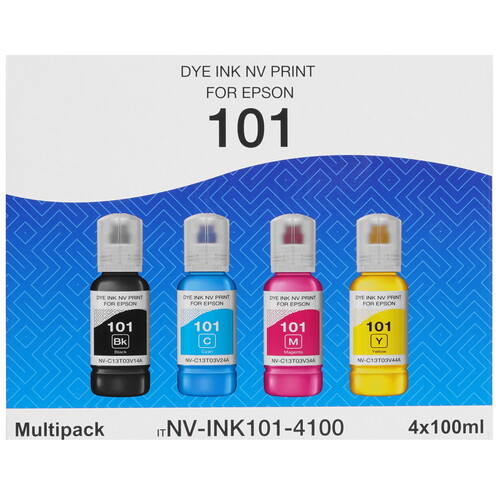 Купить Чернила  NV-Print 101 голубой, желтый, пурпурный, черный  9208099. Характеристики, отзывы и цены в Донецке