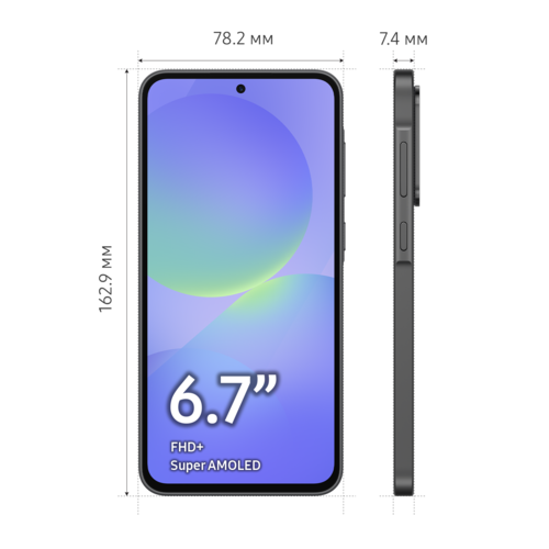 Купить 6.7" Смартфон Samsung Galaxy A36 256 ГБ черный  5621213. Характеристики, отзывы и цены в Донецке