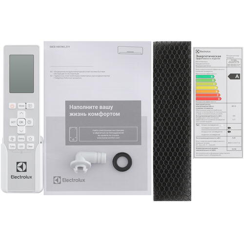 Купить Кондиционер настенный сплит-система Electrolux EACS-18HAT/N3_21Y белый  9077163. Характеристики, отзывы и цены в Донецке