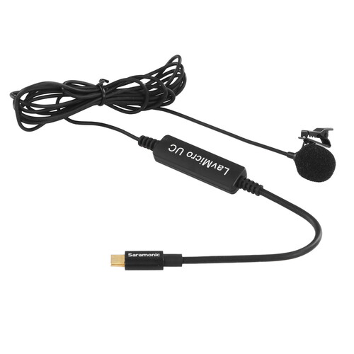 Купить Микрофон Saramonic LavMicro UC черный  9291767. Характеристики, отзывы и цены в Донецке