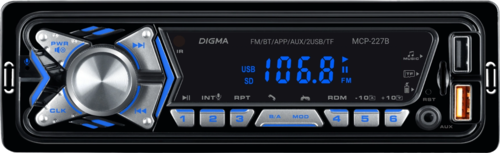 Купить Автопроигрыватель Digma MCP-227B  5638014. Характеристики, отзывы и цены в Донецке