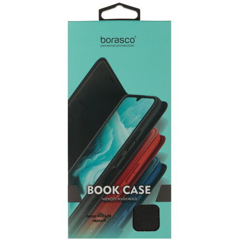 Купить Чехол-книжка  BoraSCO для HONOR 400 Lite черный  5628699. Характеристики, отзывы и цены в Донецке