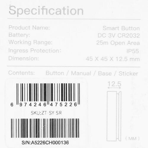 Купить Умный выключатель MOES ZigBee 1-Gang Wireless Switch  9079612. Характеристики, отзывы и цены в Донецке