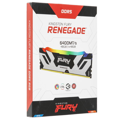 Купить Оперативная память Kingston FURY Renegade Silver RGB  5436208. Характеристики, отзывы и цены в Донецке
