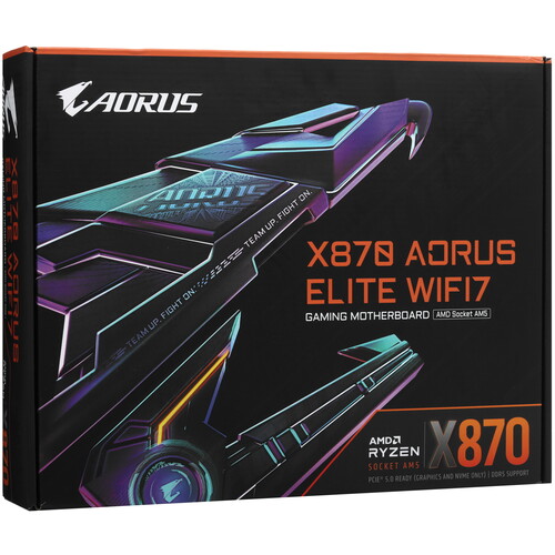 Купить Материнская плата GIGABYTE X870 AORUS ELITE WIFI7  5492077. Характеристики, отзывы и цены в Донецке