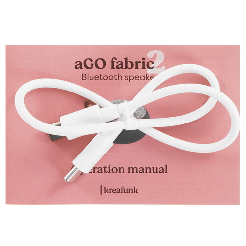 Купить Портативная колонка KreaFunk aGO II Fabric, синий  9279041. Характеристики, отзывы и цены в Донецке