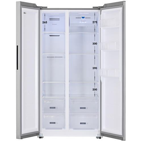 Купить Холодильник Side by Side  DEXP SBS4-59AKA серебристый  5400705. Характеристики, отзывы и цены в Донецке