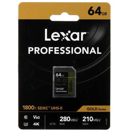 Купить Карта памяти Lexar SDXC 64 ГБ  5456351. Характеристики, отзывы и цены в Донецке