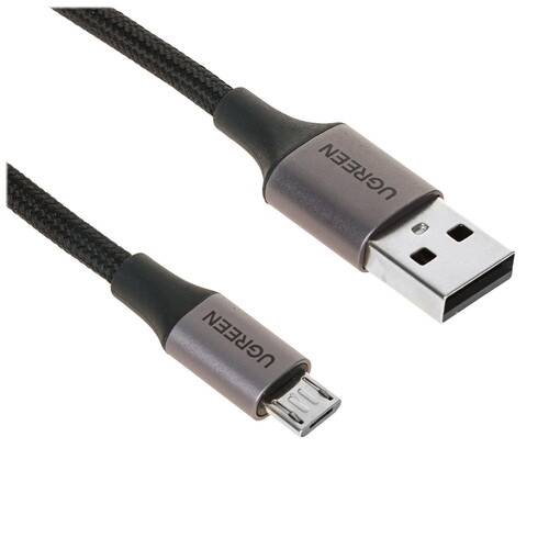 Купить Кабель круглый Ugreen micro USB - USB 2.0 Type-A черный 0.5 м  9147658. Характеристики, отзывы и цены в Донецке
