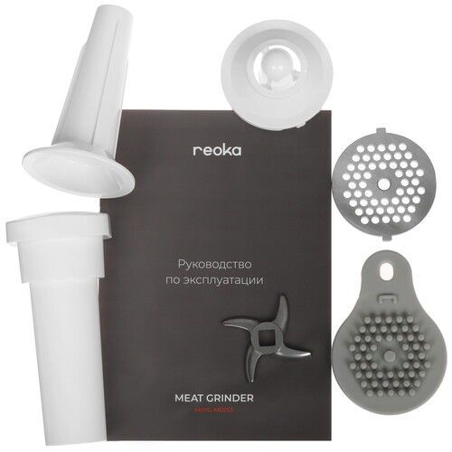 Купить Мясорубка электрическая Reoka RKMG-MD253 серый  9081140. Характеристики, отзывы и цены в Донецке