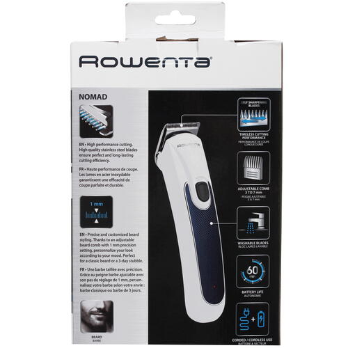 Купить Триммер Rowenta TN2305 Men in blue белый/синий  1666304. Характеристики, отзывы и цены в Донецке