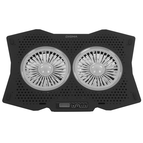 Купить Подставка для ноутбука Digma D-NCP180-2x110RGB черный  9300794. Характеристики, отзывы и цены в Донецке