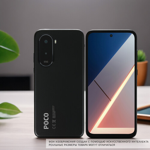 Купить 6.9" Смартфон POCO M7 128 ГБ черный  5632062. Характеристики, отзывы и цены в Донецке