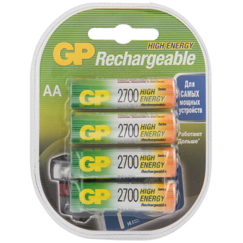 Купить Аккумулятор GP 270AAHC-2DECRC4 2700 мА*ч  0136159. Характеристики, отзывы и цены в Донецке
