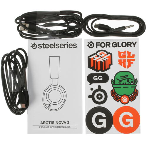 Купить Проводные наушники SteelSeries Arctis Nova 3 черный 2022  5092198. Характеристики, отзывы и цены в Донецке