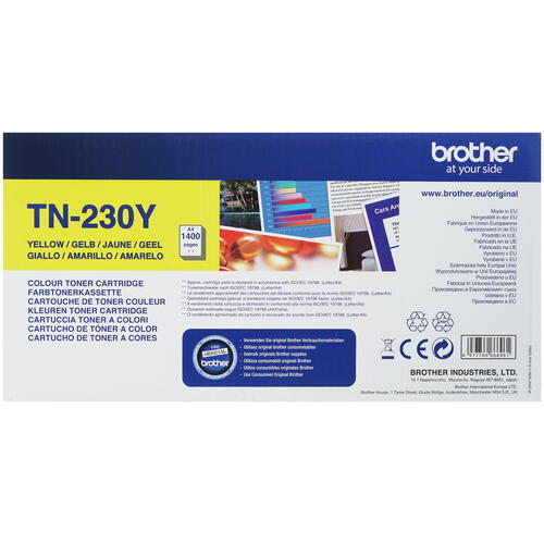 Купить Картридж лазерный Brother TN-230Y желтый  0125262. Характеристики, отзывы и цены в Донецке