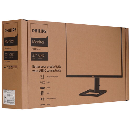 Купить 27" Монитор Philips 27E1N1600AE черный  5496200. Характеристики, отзывы и цены в Донецке
