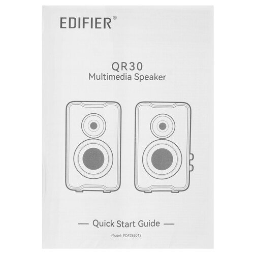 Купить Колонки Edifier QR30 черный  9307447. Характеристики, отзывы и цены в Донецке