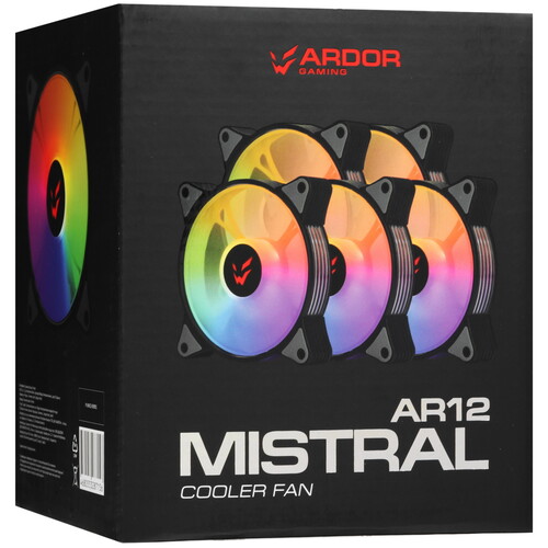 Купить Комплект вентиляторов ARDOR GAMING Mistral AR12 Kit 5in1  черный  5431573. Характеристики, отзывы и цены в Донецке