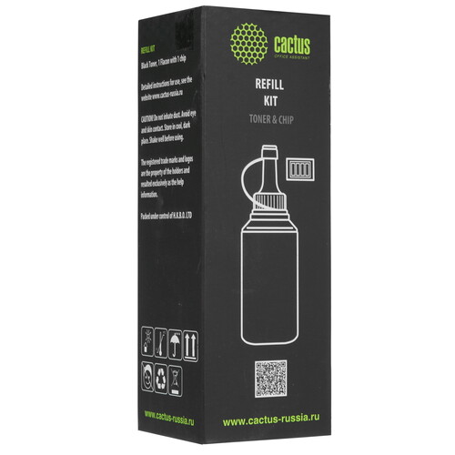 Купить Тонер Cactus CS-RK-CF283X черный  5304031. Характеристики, отзывы и цены в Донецке