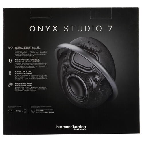 Купить Портативная колонка Harman Kardon Onyx Studio 7, черный  5070070. Характеристики, отзывы и цены в Донецке