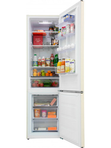 Купить Холодильник с морозильником  Schaub Lorenz SLU C201D0 X бежевый  9140469. Характеристики, отзывы и цены в Донецке