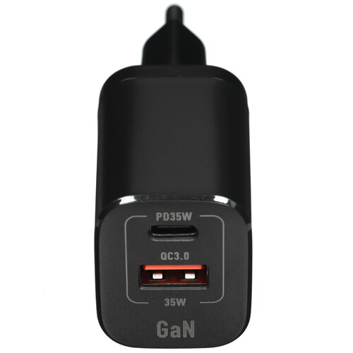 Купить Сетевое зарядное устройство GoPower GPQC09 черный  5479653. Характеристики, отзывы и цены в Донецке