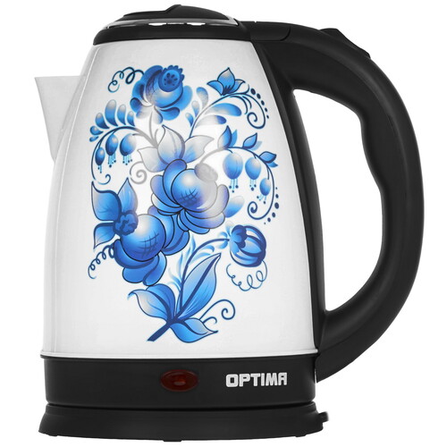 Купить Электрочайник OPTIMA EK-1801GZ белый  9208661. Характеристики, отзывы и цены в Донецке