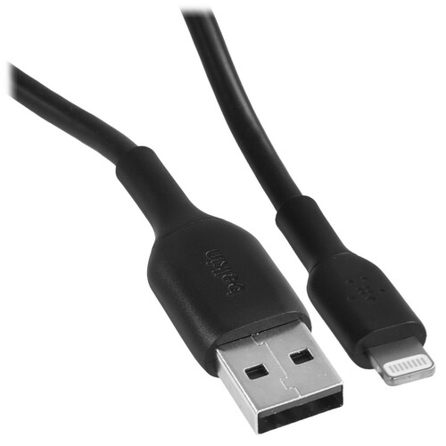 Купить Кабель круглый Belkin Lightning 8-pin MFI - USB 2.0 Type-A черный 1 м  9115854. Характеристики, отзывы и цены в Донецке