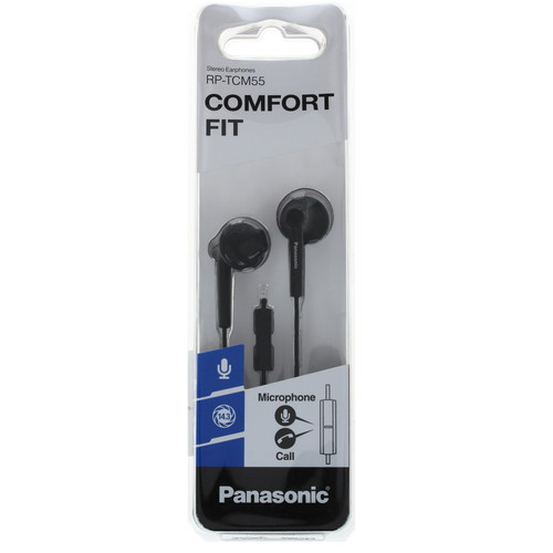 Купить Проводные наушники Panasonic RP-TCM55GC  черный 2018  1272493. Характеристики, отзывы и цены в Донецке
