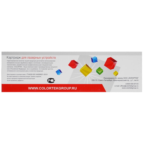 Купить Картридж лазерный Colortek CF400A/C-045 Bk черный  5367258. Характеристики, отзывы и цены в Донецке