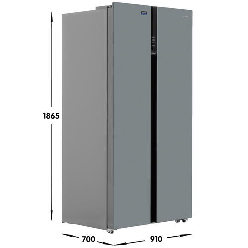 Купить Холодильник Side by Side   DEXP SBS4-59AKA серебристый  5400703. Характеристики, отзывы и цены в Донецке