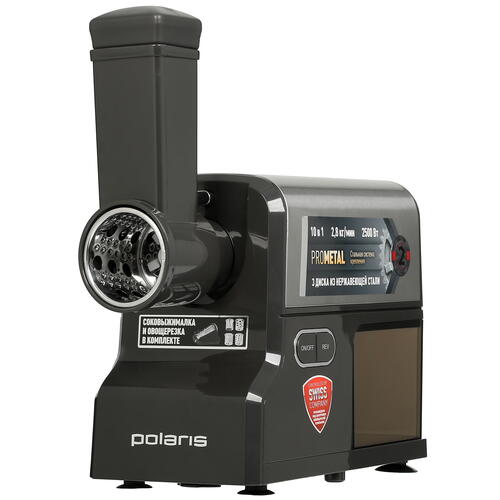 Купить Мясорубка электрическая Polaris PMG 2585A RUS черный  9011419. Характеристики, отзывы и цены в Донецке