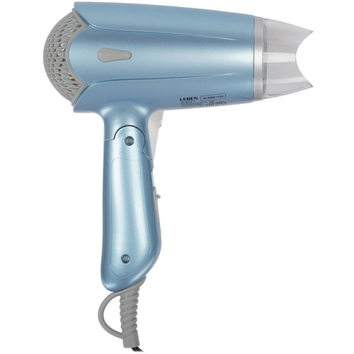 Купить Фен LEBEN 259-219 голубой/серый  9237125. Характеристики, отзывы и цены в Донецке