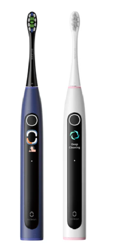 Купить Набор зубных щеток Oclean X Lite серый, синий  9211735. Характеристики, отзывы и цены в Донецке