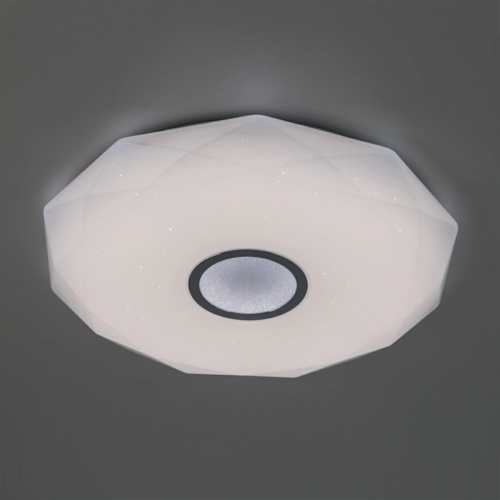 Купить Светильник потолочный Citilux Диамант Смарт CL713A80G белый/серебристый  5499137. Характеристики, отзывы и цены в Донецке