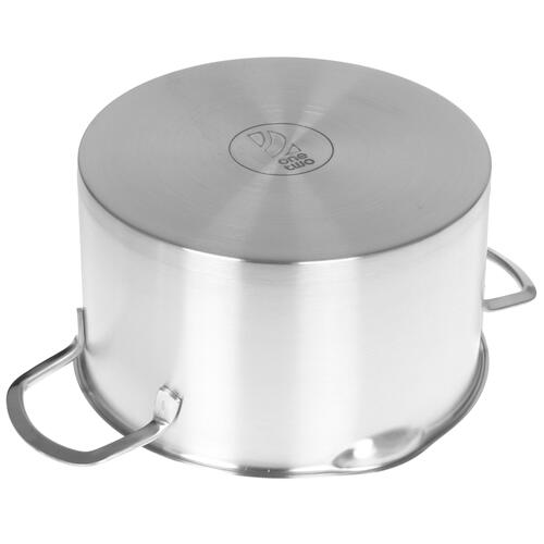 Купить Кастрюля OneTwo Amber O3SC079 4.7 л 22 см серебристый  1676704. Характеристики, отзывы и цены в Донецке