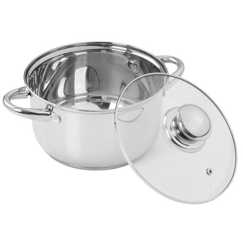 Купить Кастрюля Appetite Greta GS02253 2.5 л 18 см серебристый  9294702. Характеристики, отзывы и цены в Донецке