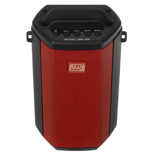 Купить Портативная колонка Max MR-280, красный  5360430. Характеристики, отзывы и цены в Донецке