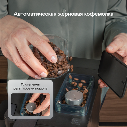 Купить Кофеварка рожковая GARLYN Barista Compact Plus черный  9317609. Характеристики, отзывы и цены в Донецке
