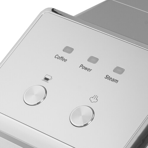 Купить Кофеварка рожковая Pioneer CM115P серебристый  9052711. Характеристики, отзывы и цены в Донецке
