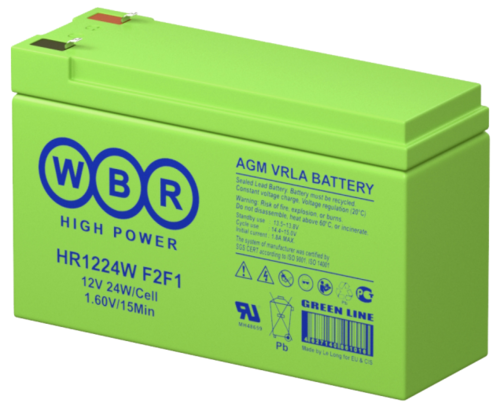 Купить Аккумуляторная батарея для ИБП WBR HR1224W F2F1  5416708. Характеристики, отзывы и цены в Донецке