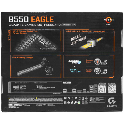 Купить Материнская плата GIGABYTE B550 EAGLE  5630836. Характеристики, отзывы и цены в Донецке