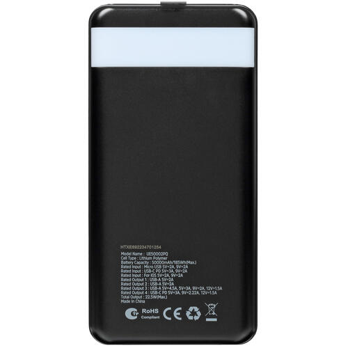 Купить Портативный аккумулятор Energizer UE50002PQ черный  5427102. Характеристики, отзывы и цены в Донецке