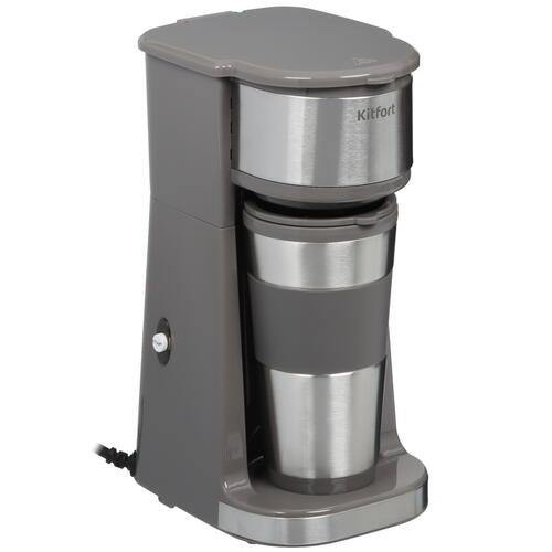 Купить Кофеварка капельная Kitfort КТ-7314 коричневый  9086228. Характеристики, отзывы и цены в Донецке