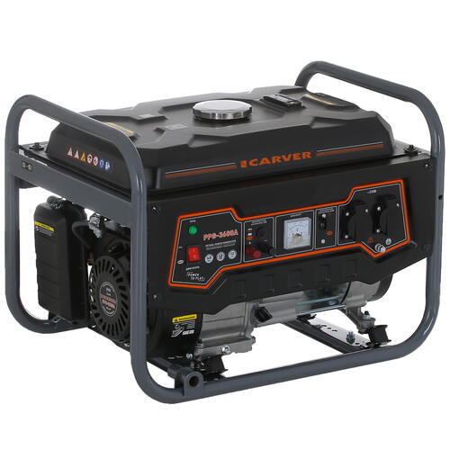 Купить Электрогенератор   бензиновый Carver PPG-3600А  1081878. Характеристики, отзывы и цены в Донецке