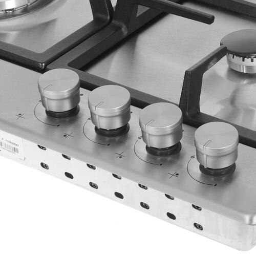 Купить Газовая варочная поверхность Hotpoint HGMT 641 W IX  9100980. Характеристики, отзывы и цены в Донецке