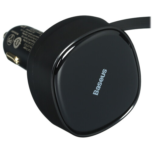 Купить Автомобильное ЗУ Baseus BASEUS Enjoyment Retractable черный  5485054. Характеристики, отзывы и цены в Донецке